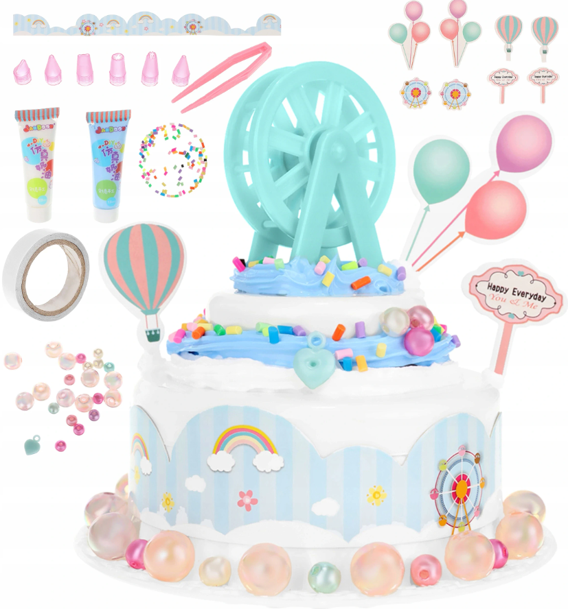 Cake decorating kit for kids – creative baking and decoration toy (WNDR9443) - Image 7