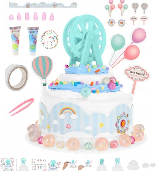 Cake decorating kit for kids – creative baking and decoration toy (WNDR9443) - Image 6