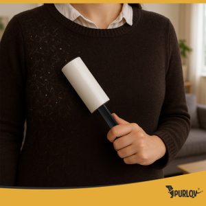 PURLOV Hair & Fur Cleaning Roller – 15-Pack Lint Rollers with 600 Sheets for Clothes & Upholstery (WNDR25747)
