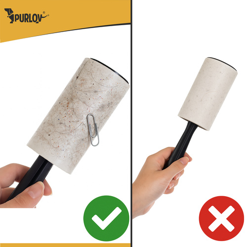 PURLOV Hair & Fur Cleaning Roller – 15-Pack Lint Rollers with 600 Sheets for Clothes & Upholstery (WNDR25747) - Image 7