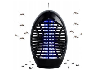 Electric insect killer 5W black – mosquito and bug zapper lamp for indoor and outdoor use (WNDR8627)