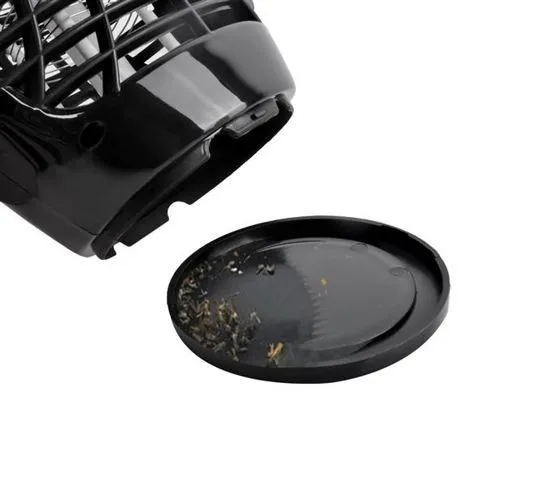 Electric insect killer 5W black – mosquito and bug zapper lamp for indoor and outdoor use (WNDR8627) - Image 3