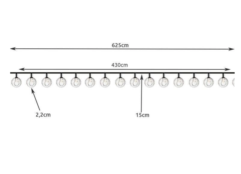 Gardlov 30-bulb solar hanging garden light – outdoor decorative lighting for patios, gardens, and festive occasions (WNDR15676) - Image 9