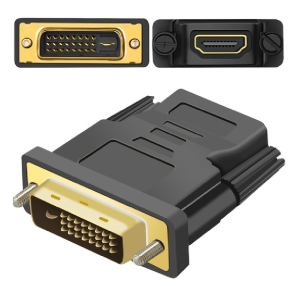 HDMI to DVI adapter – digital signal conversion from HDMI to DVI for monitors and projectors (WNDR148)