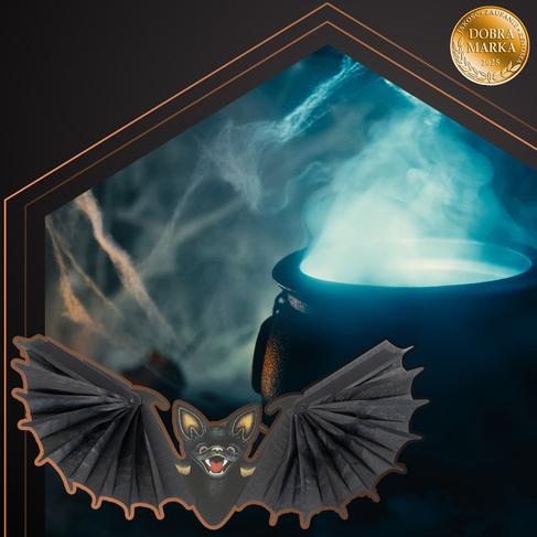 Hanging bat decoration – realistic hanging ornament for halloween, parties, and home décor (WNDR26126) - Image 4