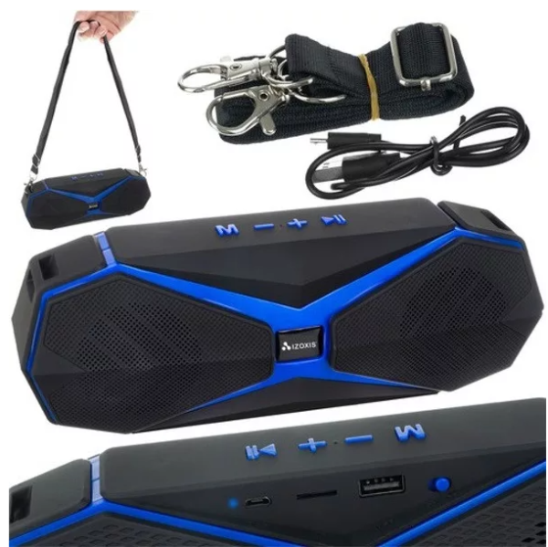 Izoxis Bluetooth wireless speaker – portable, cordless music player with powerful sound (WNDR12275)