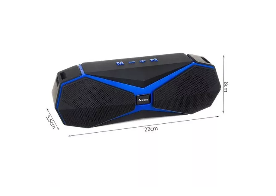 Izoxis Bluetooth wireless speaker – portable, cordless music player with powerful sound (WNDR12275) - Image 5