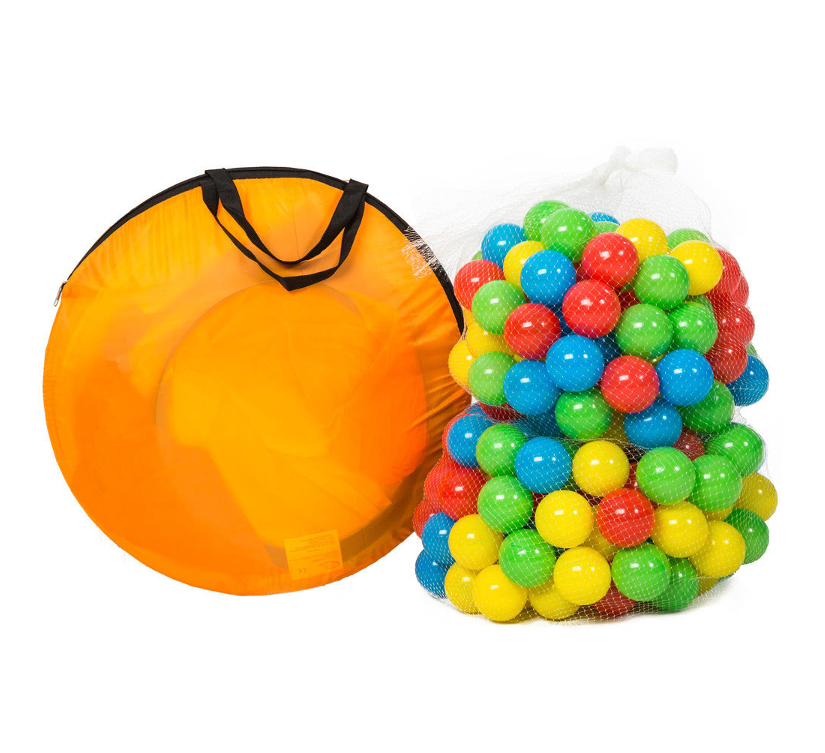 Kids’ play tunnel tent with 200 colorful balls – indoor & outdoor playground (WNDR2880) - Image 3