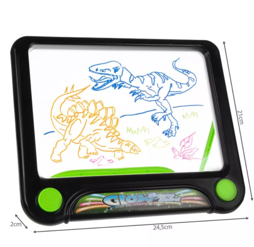 LED light-up magic drawing board for kids – dinosaur-themed creative drawing toy (WNDR16949) - Image 8