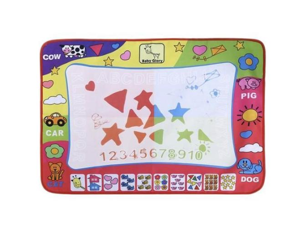 Magic water drawing mat for kids – mess-free coloring board with water pen (WNDR22240) - Image 4