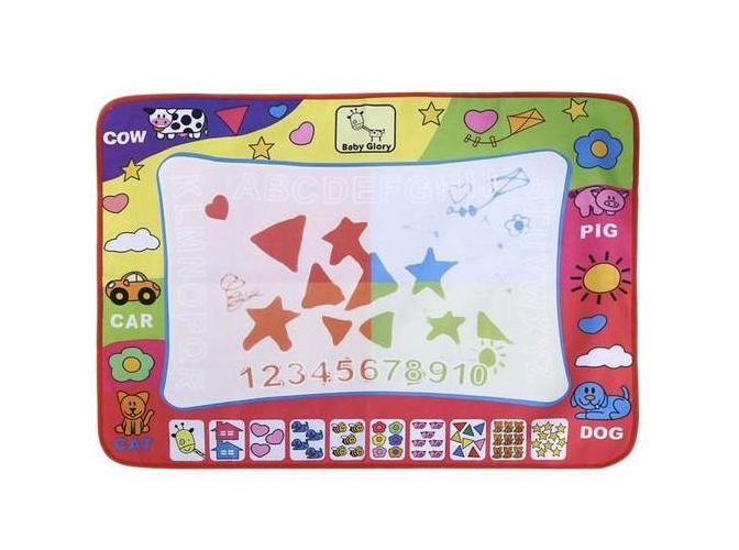 Magic water drawing mat for kids – mess-free coloring board with water pen (WNDR22240) - Image 4