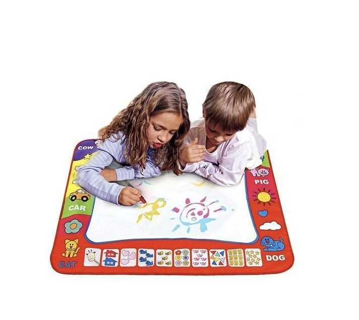 Magic water drawing mat for kids – mess-free coloring board with water pen (WNDR22240) - Image 5