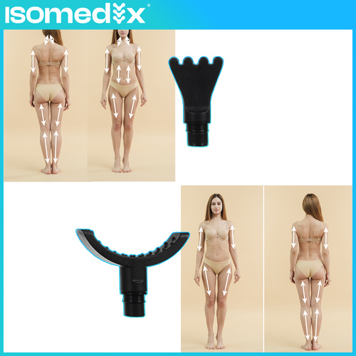 Isomedix Massage Gun – 30 Speeds, 12 Massage Heads, Deep Tissue Body Massager (WNDR26441) - Image 4