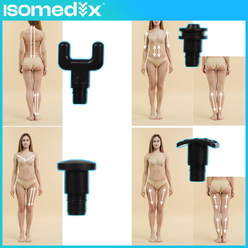 Isomedix Massage Gun – 30 Speeds, 12 Massage Heads, Deep Tissue Body Massager (WNDR26441) - Image 6