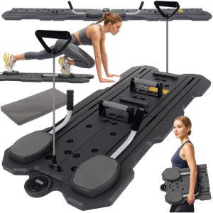 TRIZAND Pilates Board with Counter – Multifunctional Yoga & Home Training Exercise Board (WNDR26343)