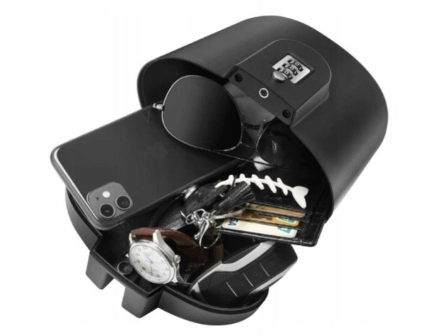 Portable bicycle safe 20 cm – secure storage with key lock (WNDR19448) - Image 3