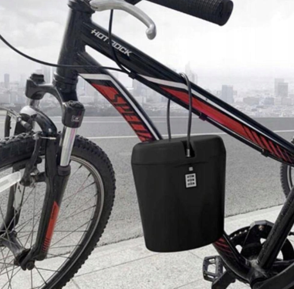 Portable bicycle safe 20 cm – secure storage with key lock (WNDR19448) - Image 9
