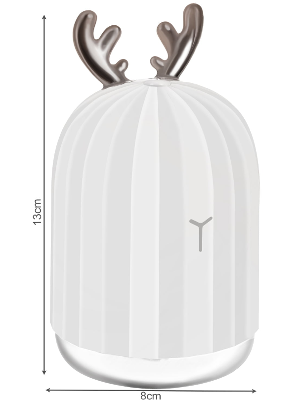 RGB aromatherapy 220ml humidifier diffuser – USB rechargeable with ambient LED lighting (WNDR16365) - Image 5