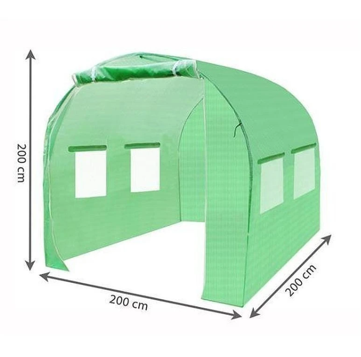 Replacement garden sunshade cover 2x2x2 m – UV-filtered with 4 mesh windows & 1 entrance (WNDR10263) - Image 3
