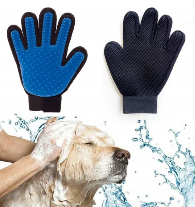 Silicone pet grooming glove – 23 x 15.5 cm, soft massaging bristles for cats and dogs (WNDR5405) - Image 8
