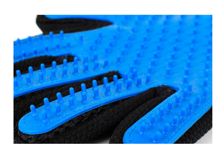 Silicone pet grooming glove – 23 x 15.5 cm, soft massaging bristles for cats and dogs (WNDR5405) - Image 9