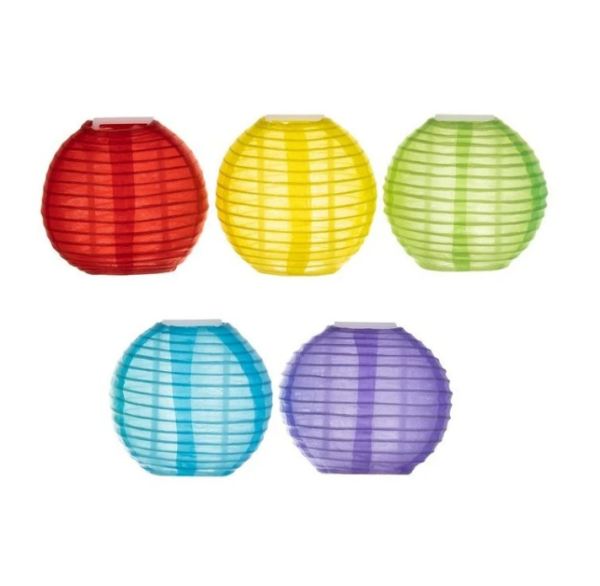Solar multi-color lantern string lights – 3m outdoor decoration with 2 lighting modes, IP44 waterproof (WONDR15675) - Image 5