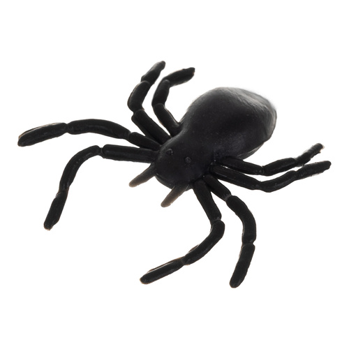 RUHHY Halloween Decorative Spiders – Set of 10 Realistic Black Plastic Spiders (3x3 cm) (WNDR26028) - Image 7