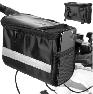 Trizand 3-liter bag with adjustable straps and durable design – for scooter, bicycle, and motorcycle (WNDR14098)