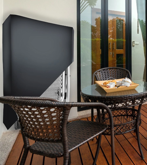 Waterproof garden sun lounger cover – 70×30×100 cm black protective cover (WNDR12114) - Image 10
