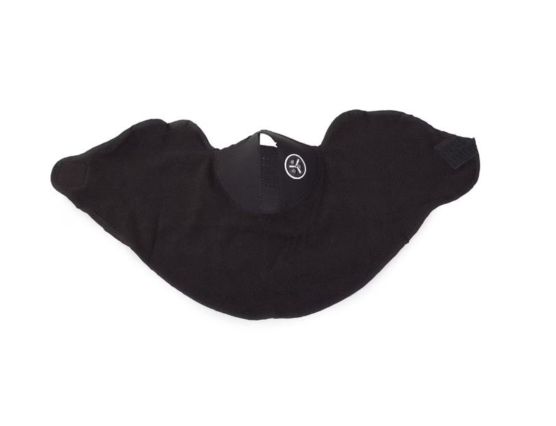 Winter neoprene-polar thermal mask for motorcycles – windproof and cold-resistant face and neck protector, 53×24 cm, black (WNDR1671) - Image 6