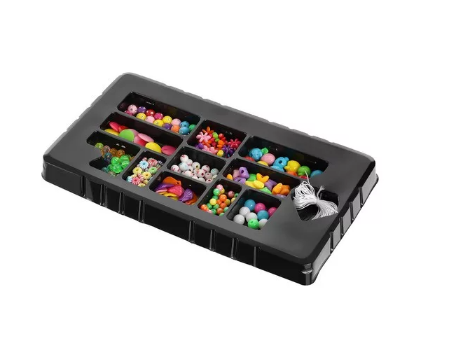 XXL bead set for jewelry making – 11 different types of beads in various shapes (WNDR23439) - Image 4