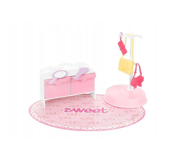 XXL dollhouse with doll and wardrobe – large fashion playset for kids (WNDR10316) - Image 9