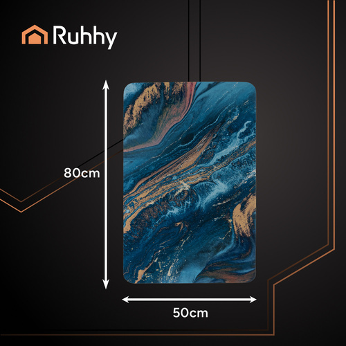 RUHHY Bathroom Rug 80×50 cm – Absorbent, Non-Slip & Quick-Drying Bath Mat (WNDR25958) - Image 6