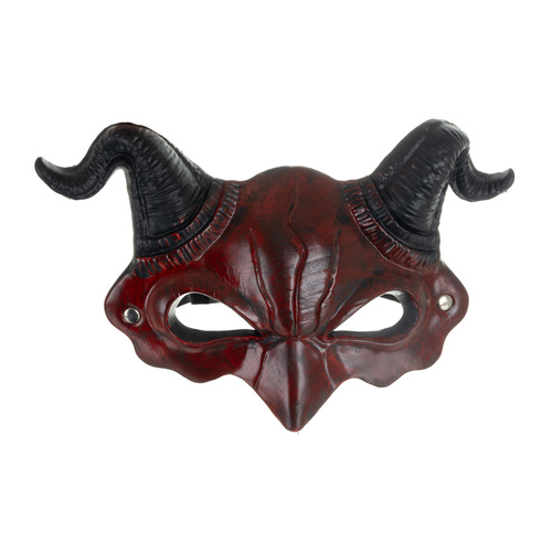 RUHHY Demon/Devil Mask – Red with Black Horns (WNDR26123) - Image 11