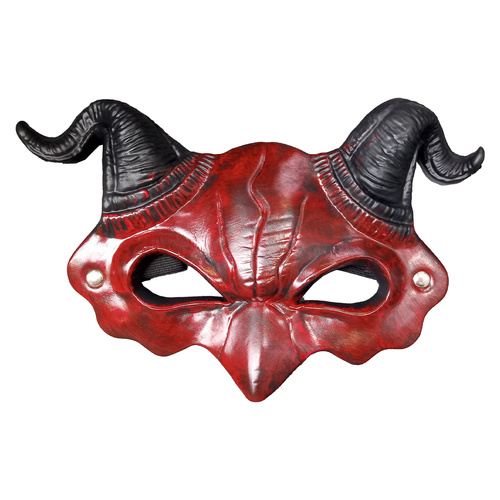 RUHHY Demon/Devil Mask – Red with Black Horns (WNDR26123) - Image 12
