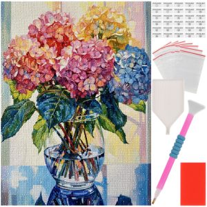 Diamond Embroidery “Bouquet” 40 × 30 cm MAALEO – 5D Diamond Painting Mosaic Kit (WNDR26770)