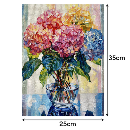 Diamond Embroidery “Bouquet” 40 × 30 cm MAALEO – 5D Diamond Painting Mosaic Kit (WNDR26770) - Image 5