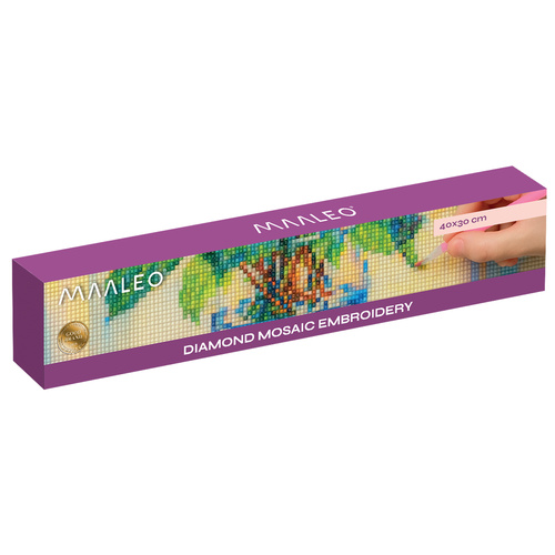Diamond Embroidery “Bouquet” 40 × 30 cm MAALEO – 5D Diamond Painting Mosaic Kit (WNDR26770) - Image 7