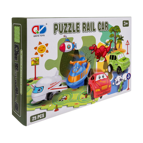 Kruzzel Educational Puzzle Track – 25-Piece Creative Learning Set (WNDR24851) - Image 10