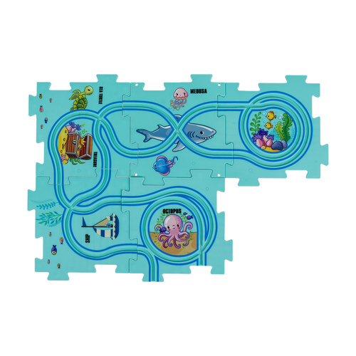 Kruzzel Educational Puzzle Track – 25-Piece Creative Learning Set (WNDR24851) - Image 5