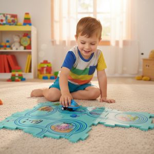Kruzzel Educational Puzzle Track – 25-Piece Creative Learning Set (WNDR24851)