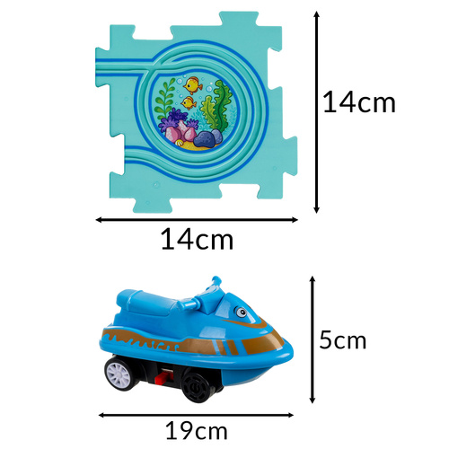 Kruzzel Educational Puzzle Track – 25-Piece Creative Learning Set (WNDR24851) - Image 7