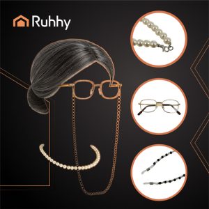 Ruhhy Grandma Costume – 5-Piece Old Lady Outfit for Adults (WNDR26149)