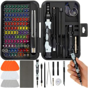 Bigstren Precision Screwdriver Set – 133-in-1 Repair Toolkit with 108 CRV Bits (WNDR25804)