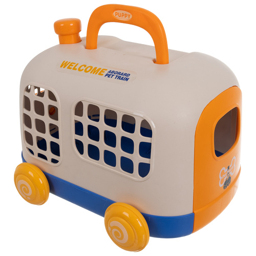 Little Vet Set with Carrier – Pretend Play Veterinary Kit with Plush Dog (WNDR26551) - Image 3