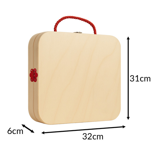Kruzzel Wooden Tool Box – DIY Construction Kit for Kids (WNDR26581) - Image 10