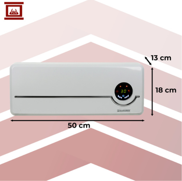 Airo Kaminer air curtain heater – energy-efficient, portable, electric indoor heater -white (WNDR26389) - Image 3