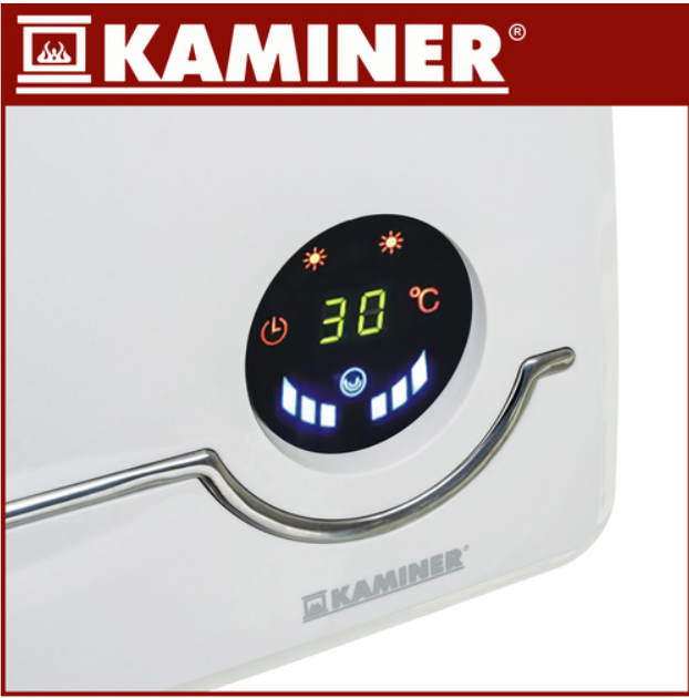 Airo Kaminer air curtain heater – energy-efficient, portable, electric indoor heater -white (WNDR26389) - Image 6
