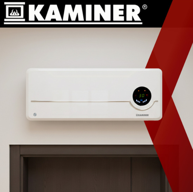 Airo Kaminer air curtain heater – energy-efficient, portable, electric indoor heater -white (WNDR26389) - Image 10