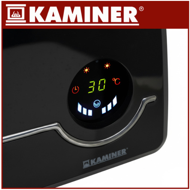 Airo Kaminer air curtain heater – energy-efficient, portable, electric indoor heater -black (WNDR26388) - Image 7